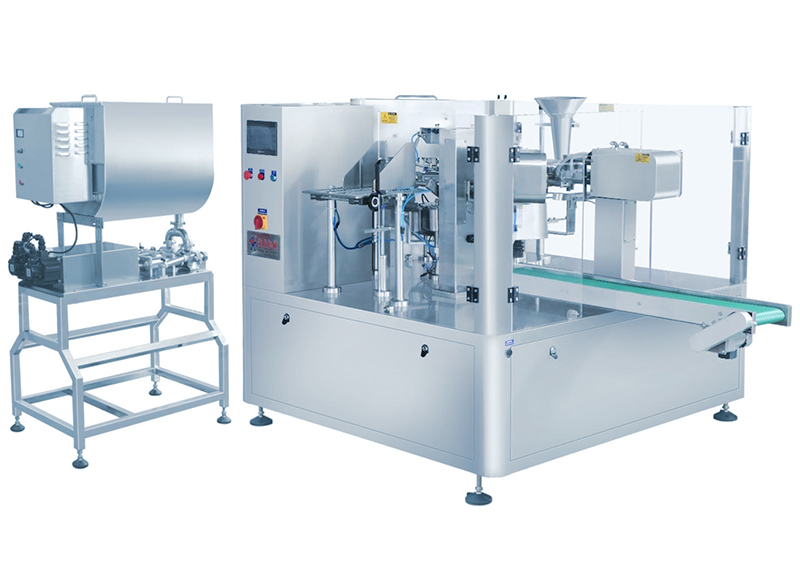 香菇肉醬全自動(dòng)包裝機(jī)